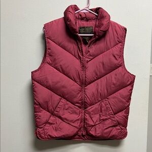 Eddie Bauer Full Zip Down Puffer Goose Down vest